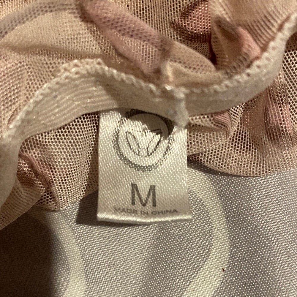 Heart Print Ruffle Lingerie Set - Picture 2 of 7
